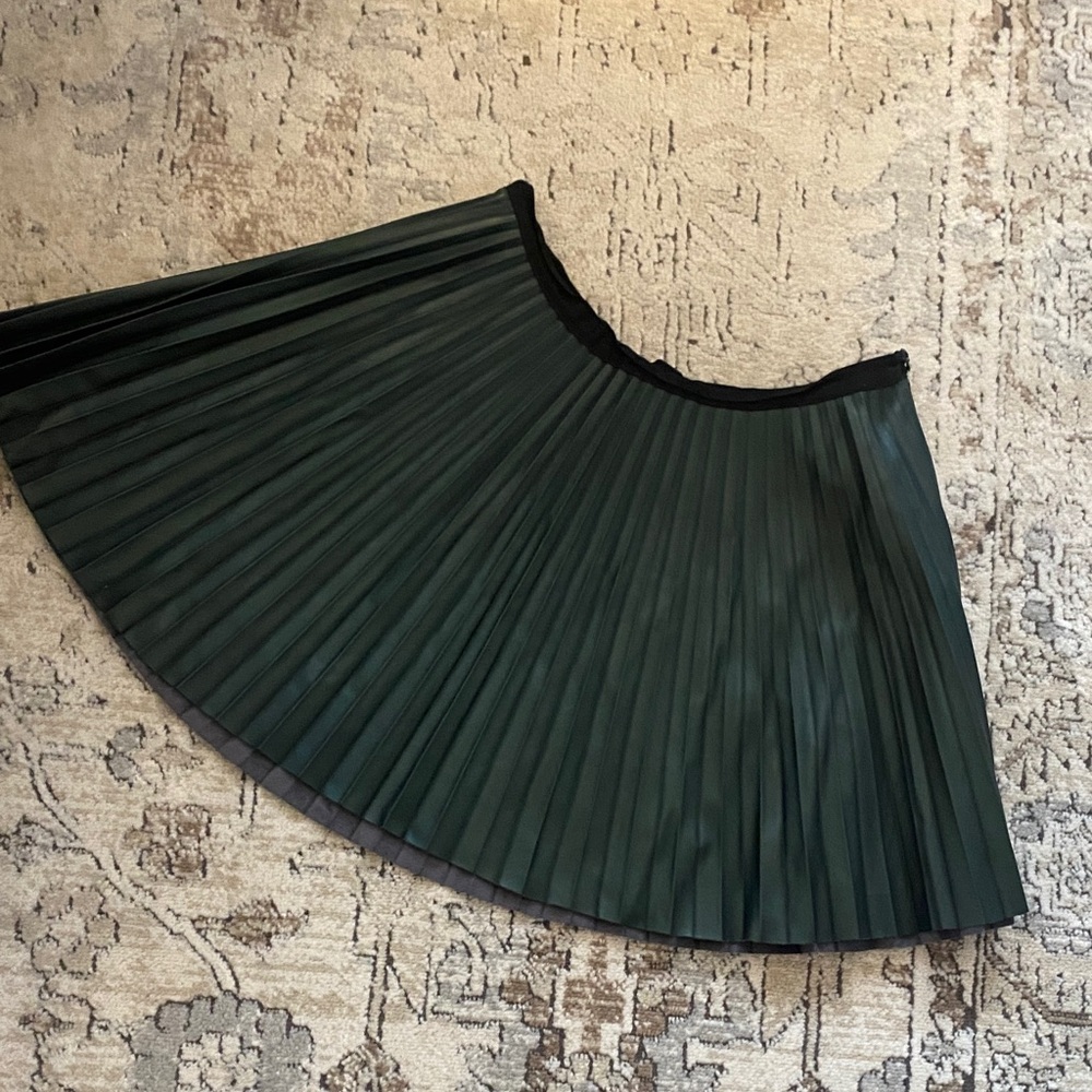 Vero Moda Dark Green A-Line Skirt